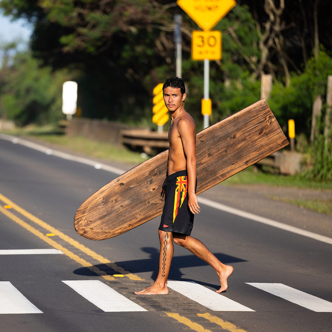 코듀라® 에어텍스® 프로 하와이 보드숏 Cordura® Airtex® Pro Hawaii Boardshort - Black Multi