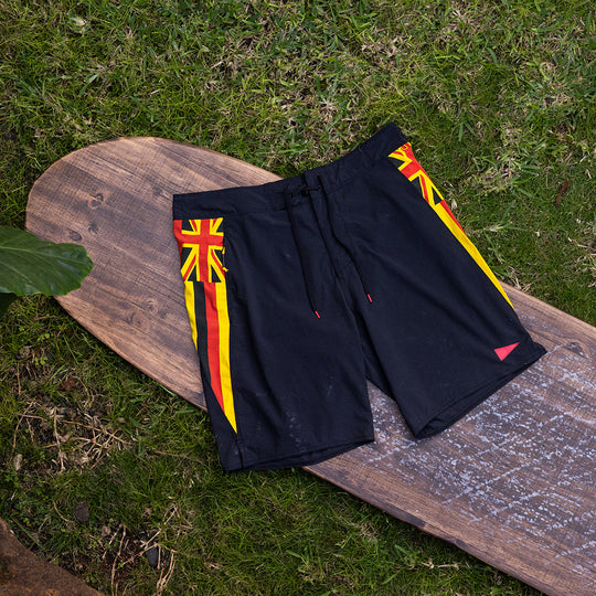 코듀라® 에어텍스® 프로 하와이 보드숏 Cordura® Airtex® Pro Hawaii Boardshort - Black Multi