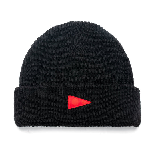 버지 메리노 울 비니 Burgee Merino Wool Beanie - Black