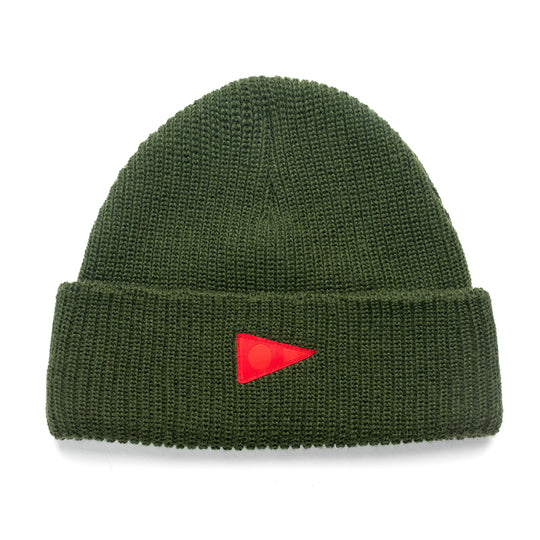 버지 메리노 울 비니 Burgee Merino Wool Beanie - Burnt Olive