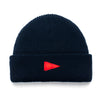 버지 메리노 울 비니 Burgee Merino Wool Beanie - Dark Navy