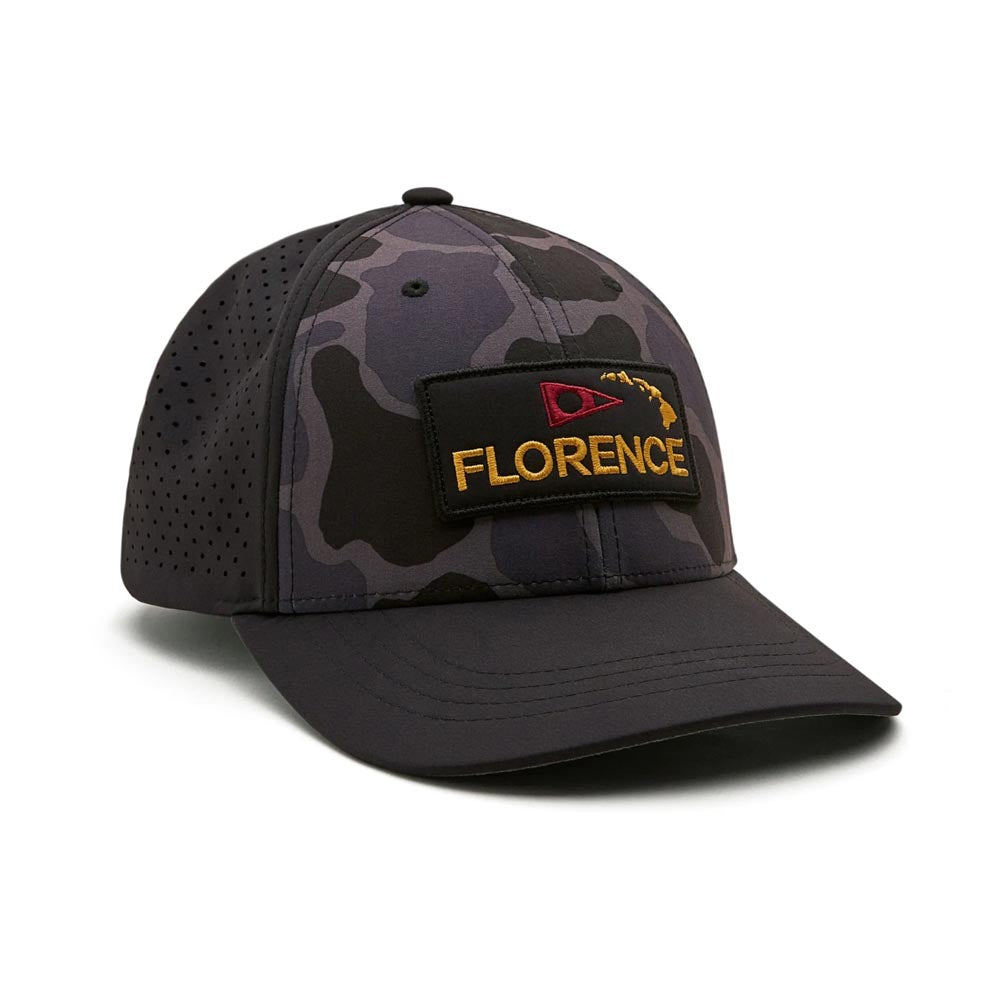 카모 에어텍스 트러커 햇 Camo Airtex® Trucker Hat - Black Camo