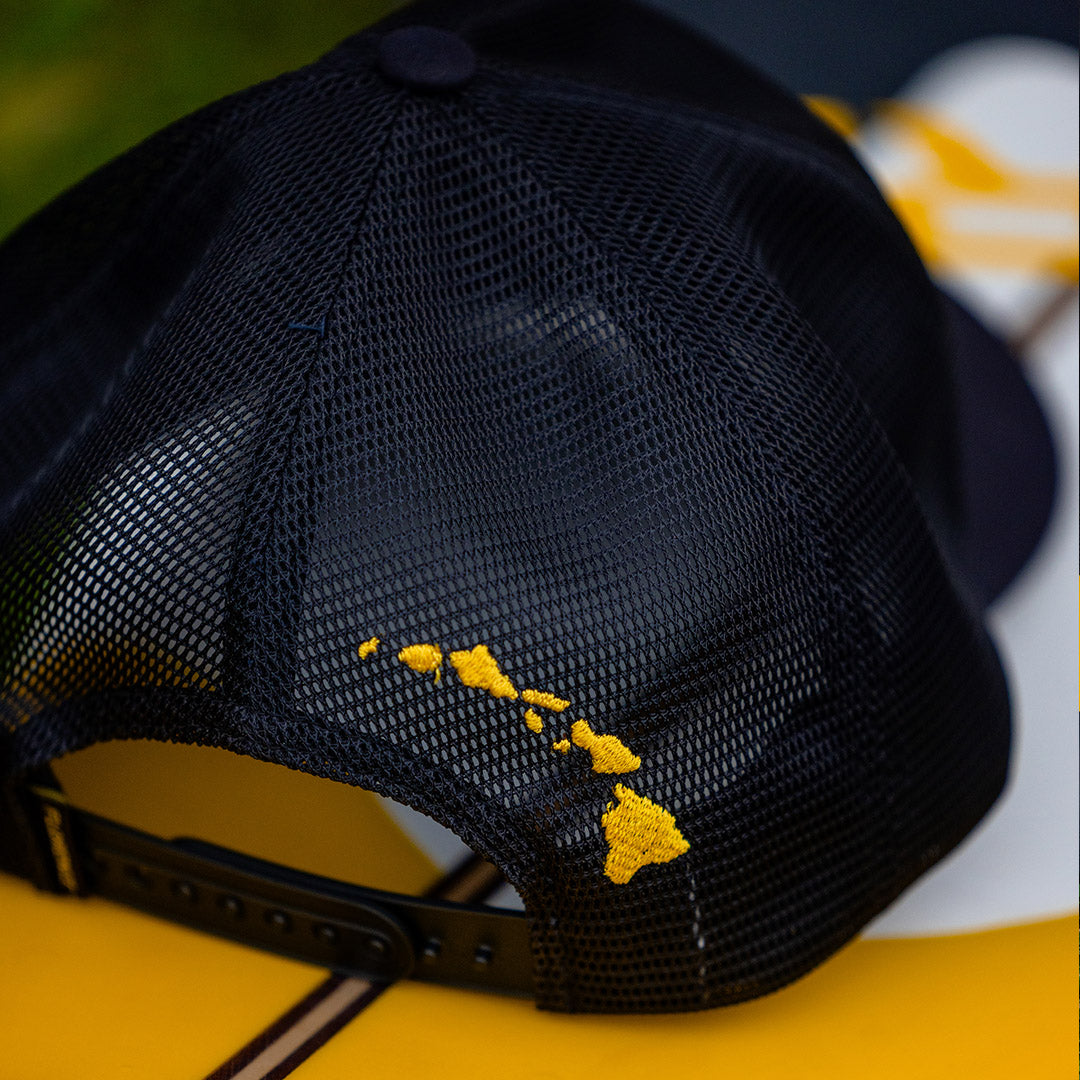 플로렌스 하와이 메쉬 트러커 햇 Florence Hawaii Mesh Trucker - Black