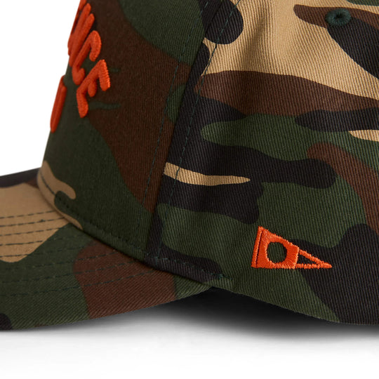 플로렌스 하와이 엠브로이더드 햇 Florence Hawaii Embroidered Hat - Woodland Camo
