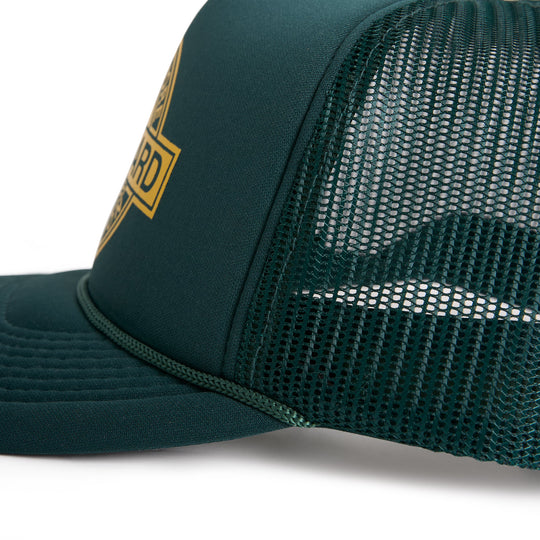 노스 쇼어 라이프가드 어소시에이션 폼 트러커 햇 North Shore LIfeguard Association Foam Trucker Hat - Dark Emerald