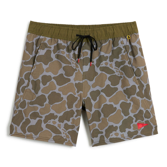 스탠다드 이슈 엘라스틱 숏 Standard Issue Elastic Short - Burnt Olive Camo