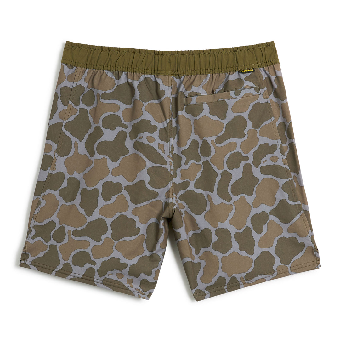스탠다드 이슈 엘라스틱 숏 Standard Issue Elastic Short - Burnt Olive Camo