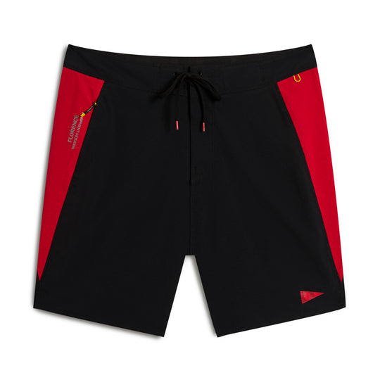 코듀라® 에어텍스® 보드숏 Cordura® Airtex® Boardshort - Black Rescue Red