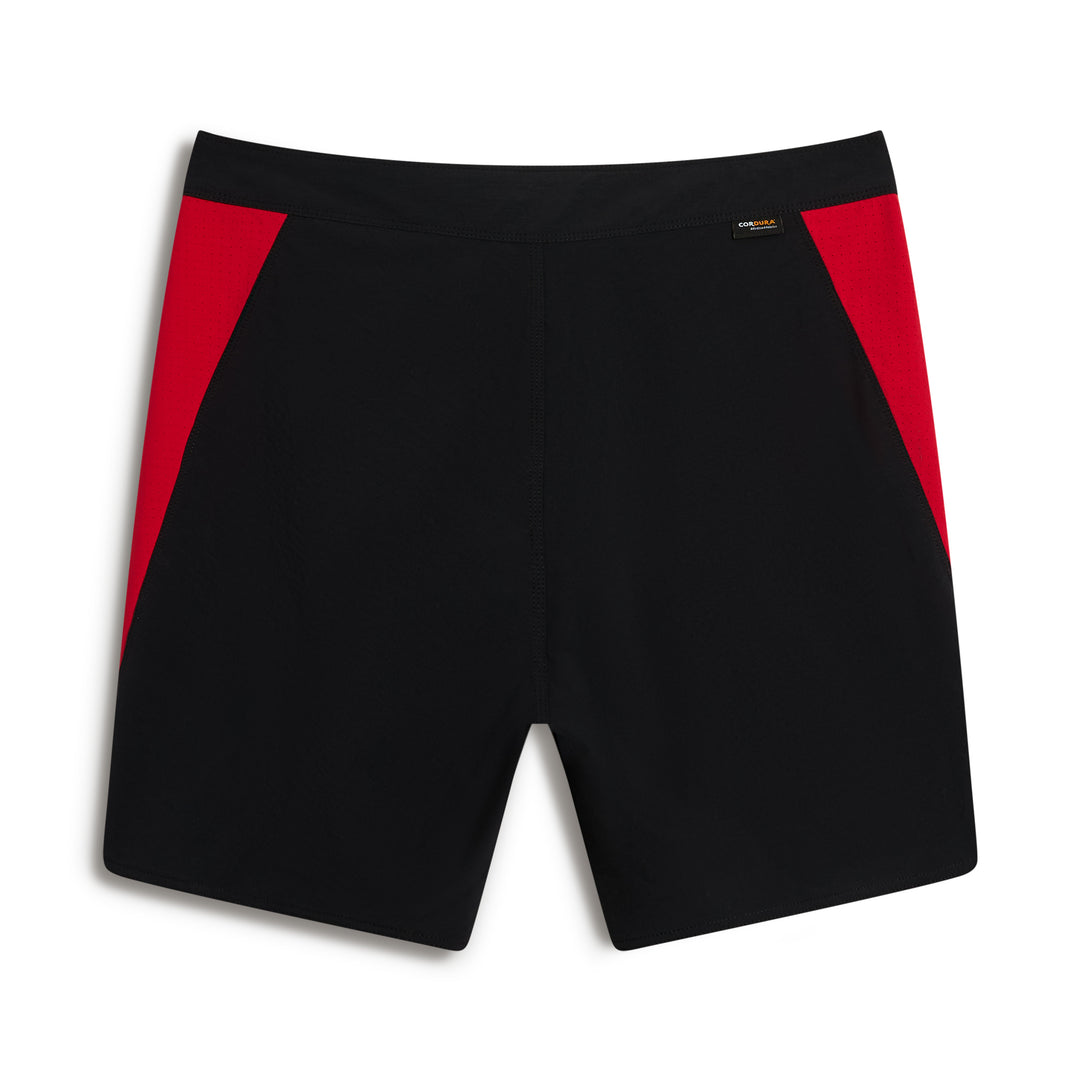 코듀라® 에어텍스® 보드숏 Cordura® Airtex® Boardshort - Black Rescue Red