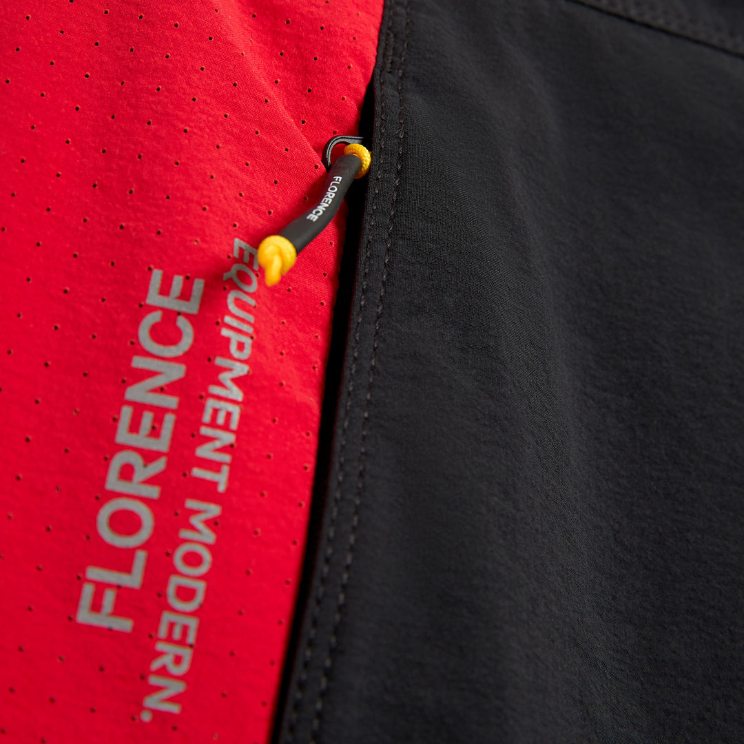 코듀라® 에어텍스® 보드숏 Cordura® Airtex® Boardshort - Black Rescue Red