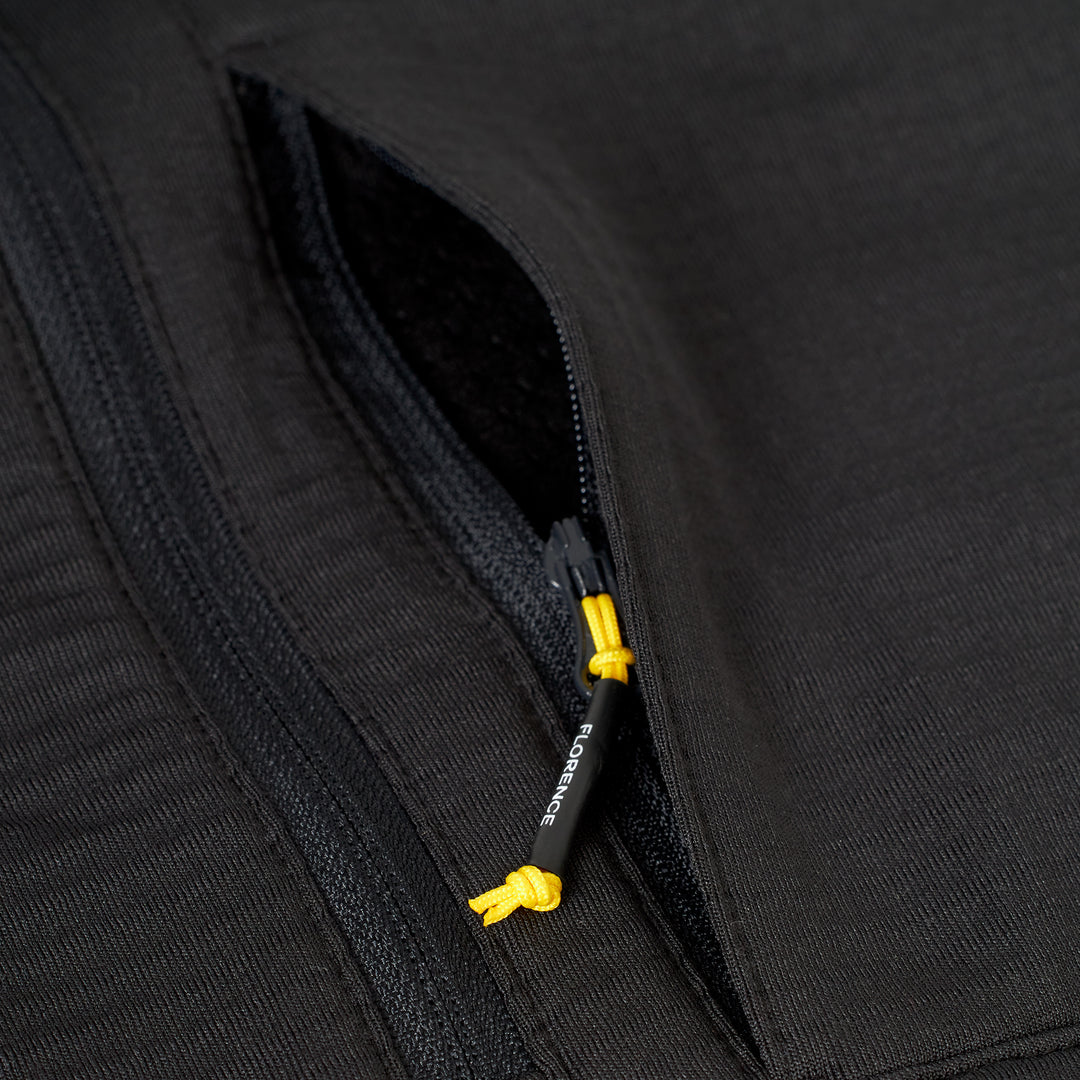 오프 그리드 플리스 하프 집업 Off Grid Fleece Half Zip - Black