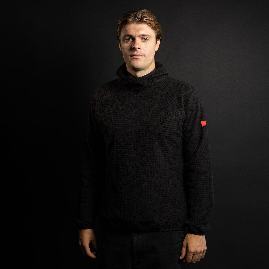 폴라텍® 알파 다이렉트 후디드 플리스 Polartec® Alpha Direct Hooded Fleece - Black