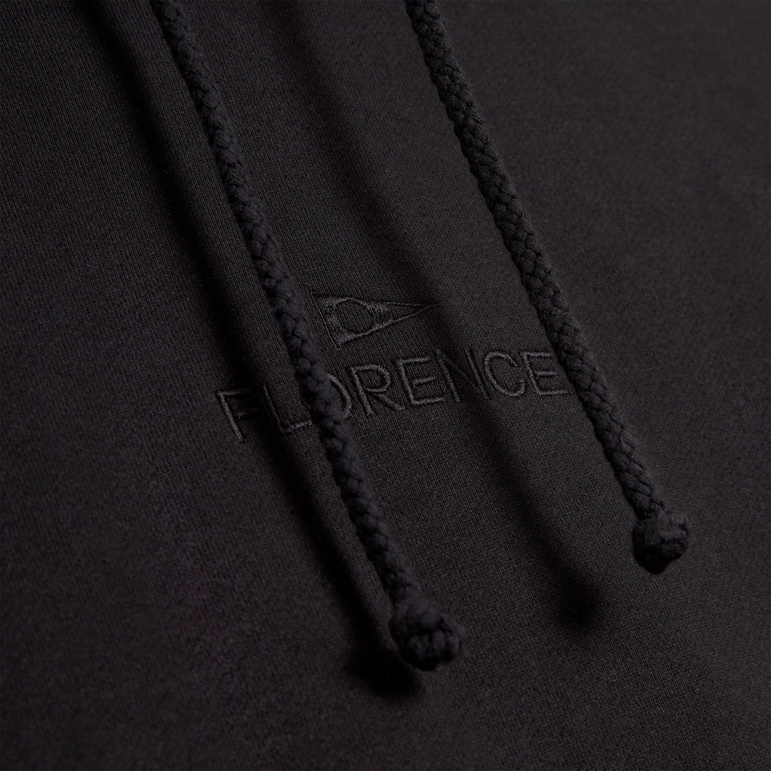 플로렌스 자수 후디 Florence Embroidered Hoodie - Black