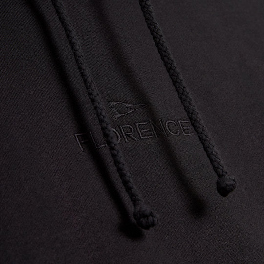 플로렌스 자수 후디 Florence Embroidered Hoodie - Black