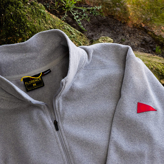 폴라텍 마이크로 플리스 하프 집업 Polartec Micro Fleece Half Zip - Light Heather Grey