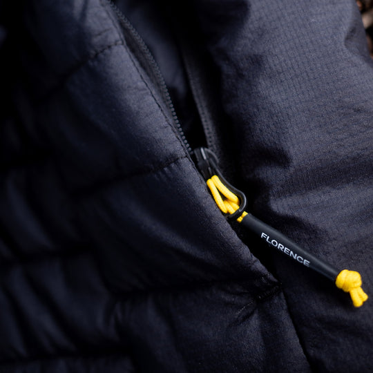 패러슈트 프리마로프트® 집 Parachute PrimaLoft® Zip - Black
