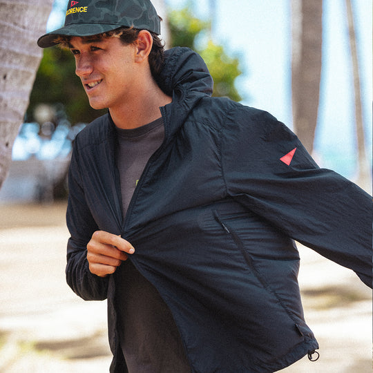 코듀라® 패커블 윈드브레이커 Cordura® Packable Windbreaker - Black