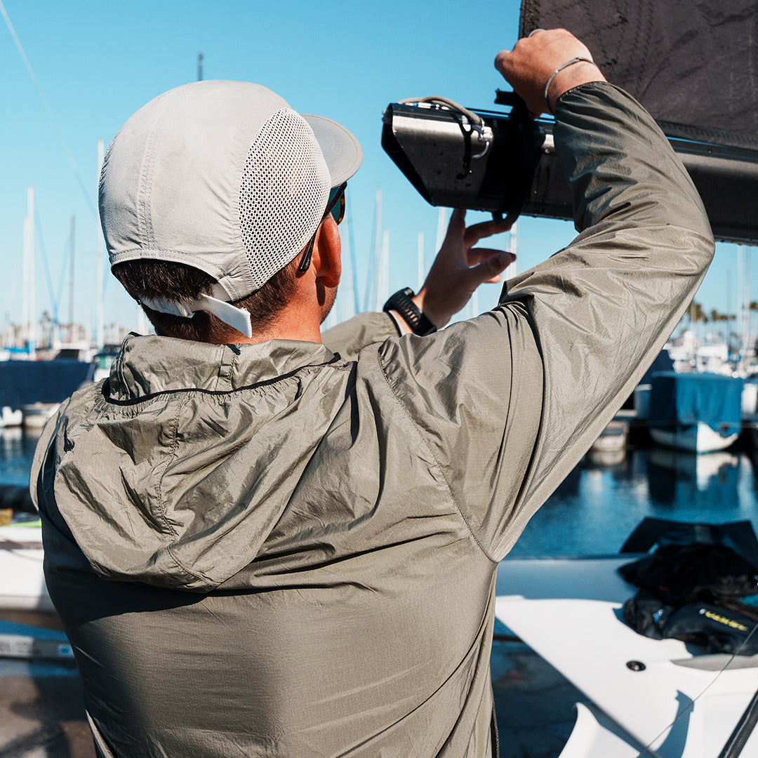 코듀라® 패커블 윈드브레이커 Cordura® Packable Windbreaker - Moss Grey