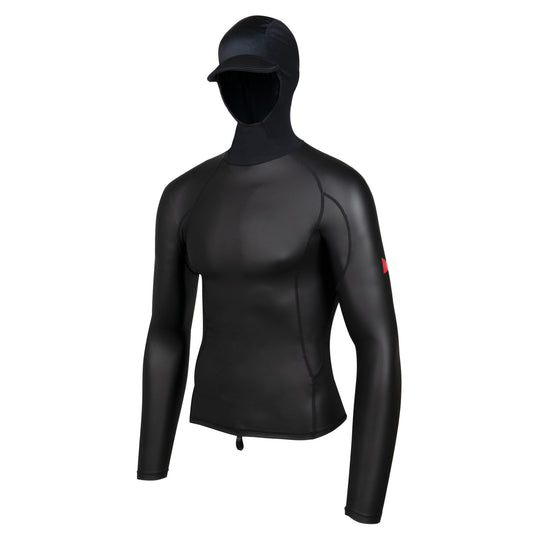 윈드쉴드 롱 슬리브 후디드 래쉬가드 2.0 Windshield Long Sleeve Hooded Rashguard 2.0 - Black