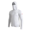 [UPF50+] 선 프로 롱 슬리브 후디드 게이터 UPF 셔츠 Sun Pro Long Sleeve Hooded Gaiter UPF Shirt - White
