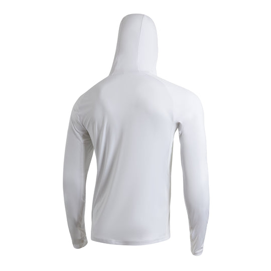 [UPF50+] 선 프로 롱 슬리브 후디드 게이터 UPF 셔츠 Sun Pro Long Sleeve Hooded Gaiter UPF Shirt - White
