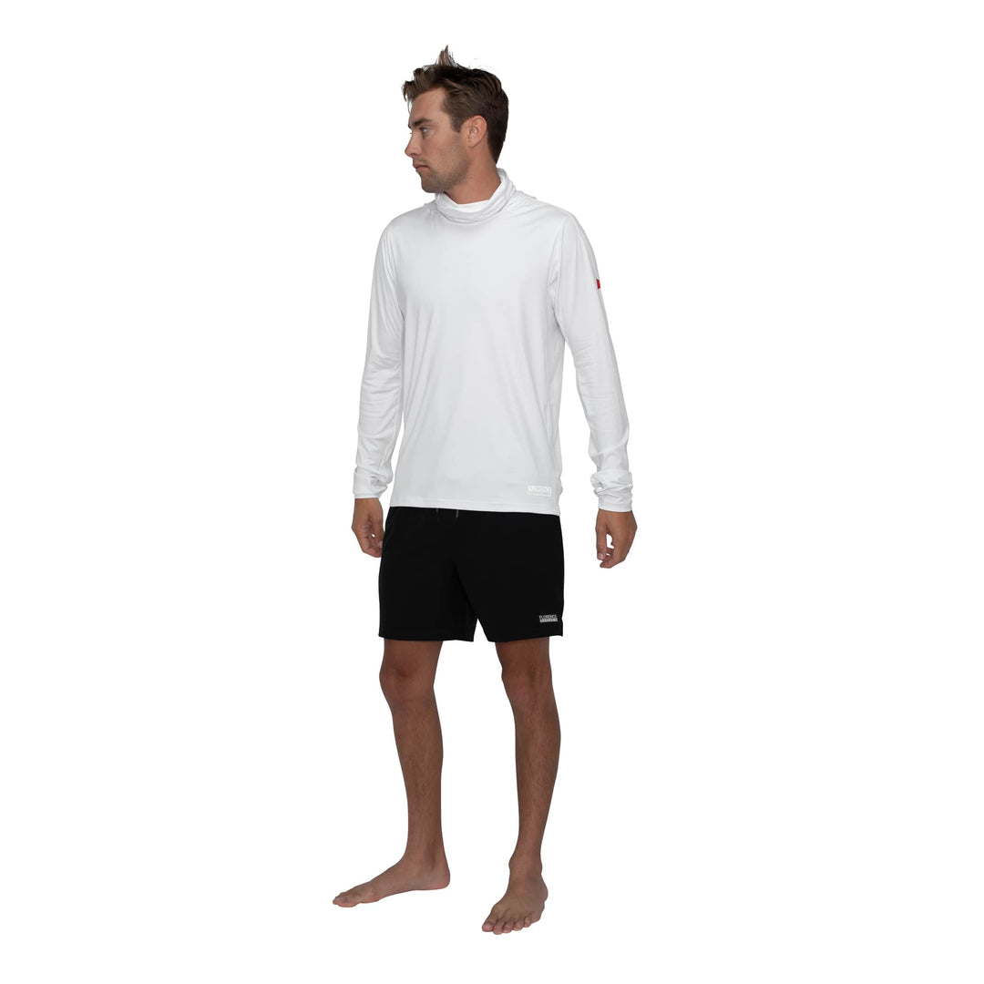 [UPF50+] 선 프로 롱 슬리브 후디드 UPF 셔츠 Sun Pro Long Sleeve Hooded UPF Shirt - White