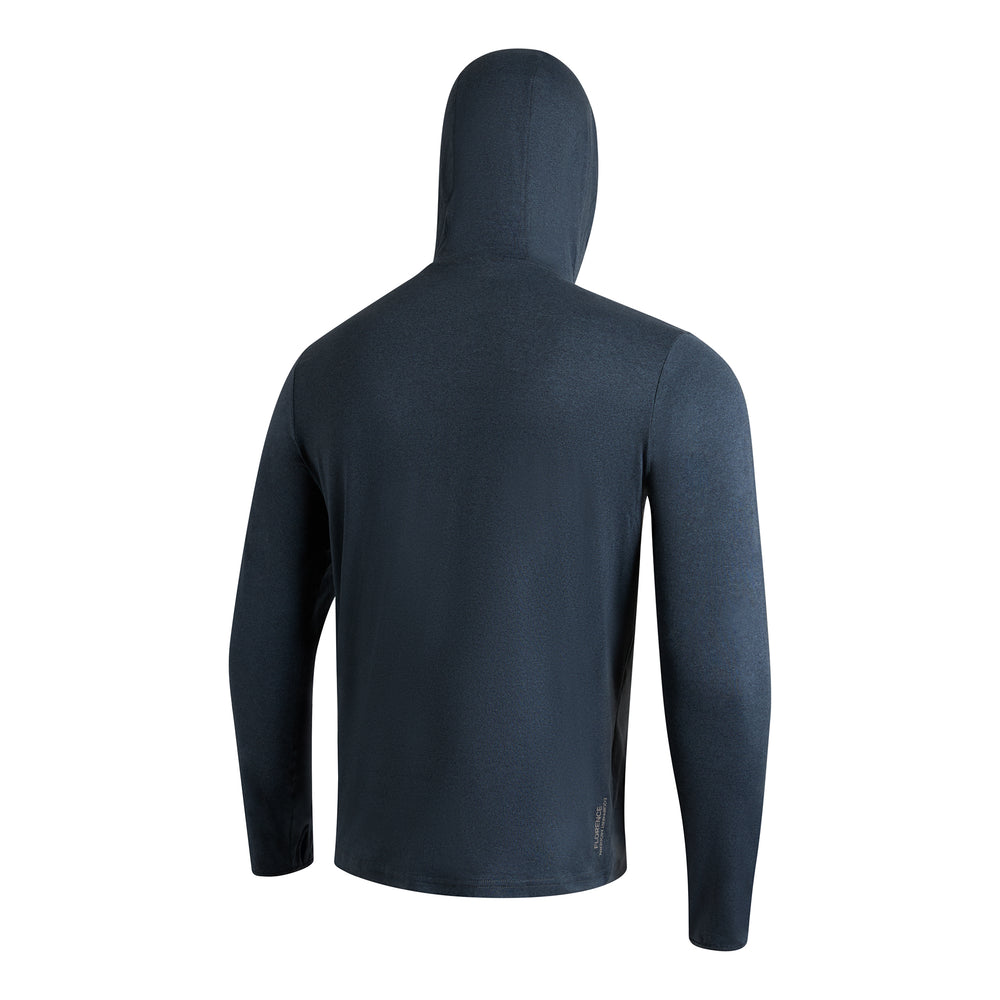 [UPF50+] 어댑트 롱 슬리브 후디드 UPF 셔츠 Adapt Long Sleeve Hooded UPF Shirt - Heather Navy
