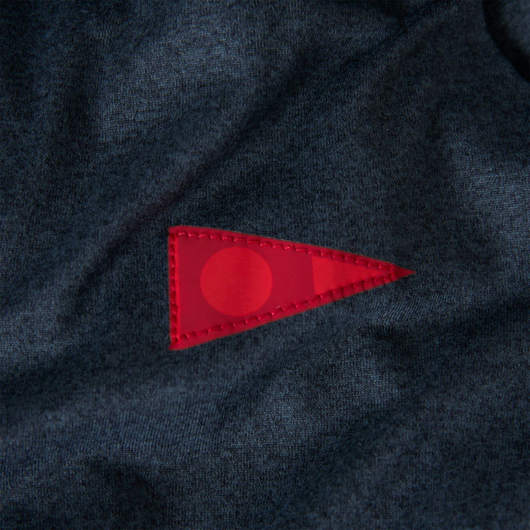 [UPF50+] 어댑트 롱 슬리브 후디드 UPF 셔츠 Adapt Long Sleeve Hooded UPF Shirt - Heather Navy