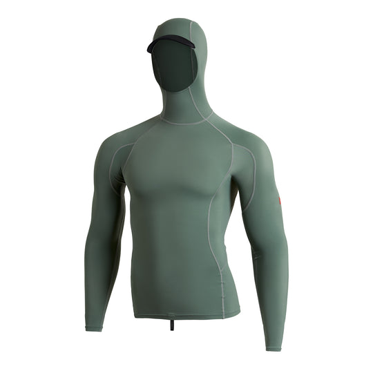 롱 슬리브 유틸리티 포켓 후디드 래쉬가드 Long Sleeve Utility Pocket Hooded Rashguard - Dark Sage