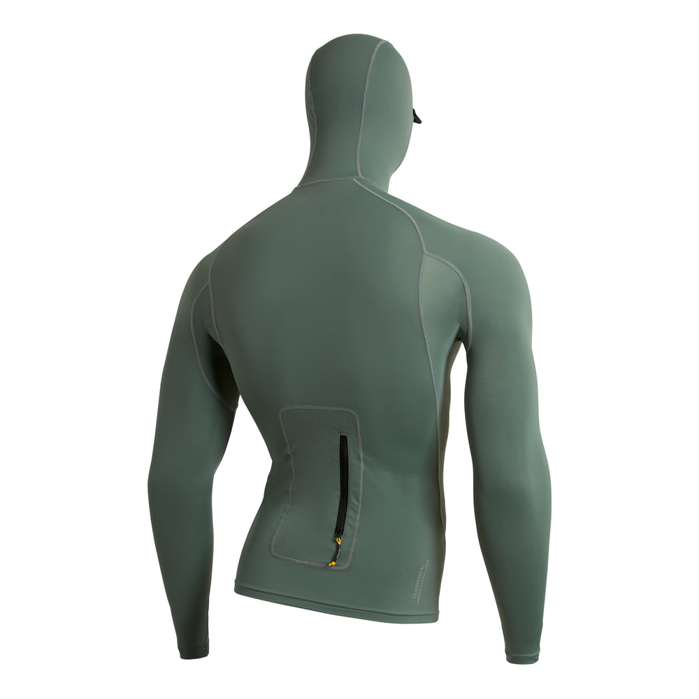 롱 슬리브 유틸리티 포켓 후디드 래쉬가드 Long Sleeve Utility Pocket Hooded Rashguard - Dark Sage