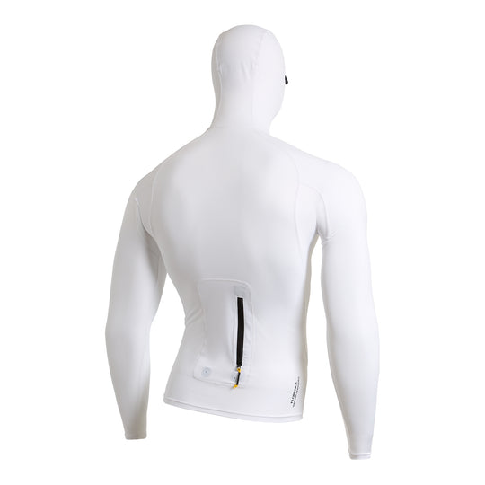 롱 슬리브 유틸리티 포켓 후디드 래쉬가드 Long Sleeve Utility Pocket Hooded Rashguard - White