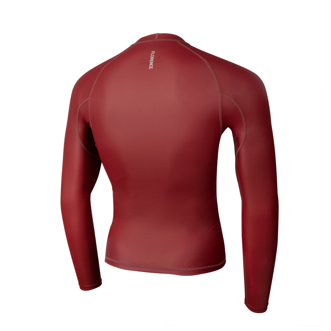 윈드쉴드 롱 슬리브 래쉬가드 Windshield Long Sleeve Rashguard - Maroon