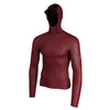 윈드쉴드 롱 슬리브 후디드 래쉬가드 Windshield Long Sleeve Hooded Rashguard - Maroon