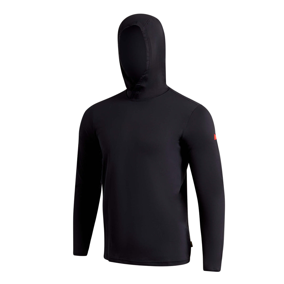 에어텍스® 롱 슬리브 후디드 셔츠 Airtex® Long Sleeve Hooded Shirt - Black