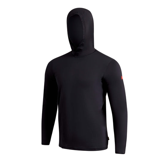 에어텍스® 롱 슬리브 후디드 셔츠 Airtex® Long Sleeve Hooded Shirt - Black