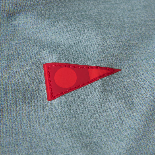 에어텍스® 롱 슬리브 후디드 셔츠 Airtex® Long Sleeve Hooded Shirt - Heather Light Sea Blue