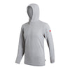 에어텍스® 롱 슬리브 후디드 셔츠 Airtex® Long Sleeve Hooded Shirt - Light Heather Grey