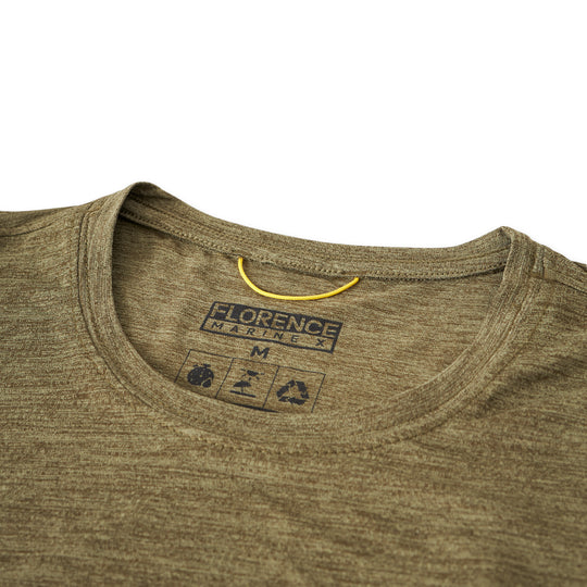 에어텍스® 숏 슬리브 셔츠 Airtex® Short Sleeve Shirt - Heather Burnt Olive