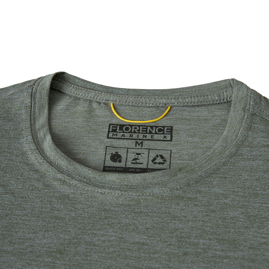 에어텍스® 숏 슬리브 셔츠 Airtex® Short Sleeve Shirt - Heather Dark Sage