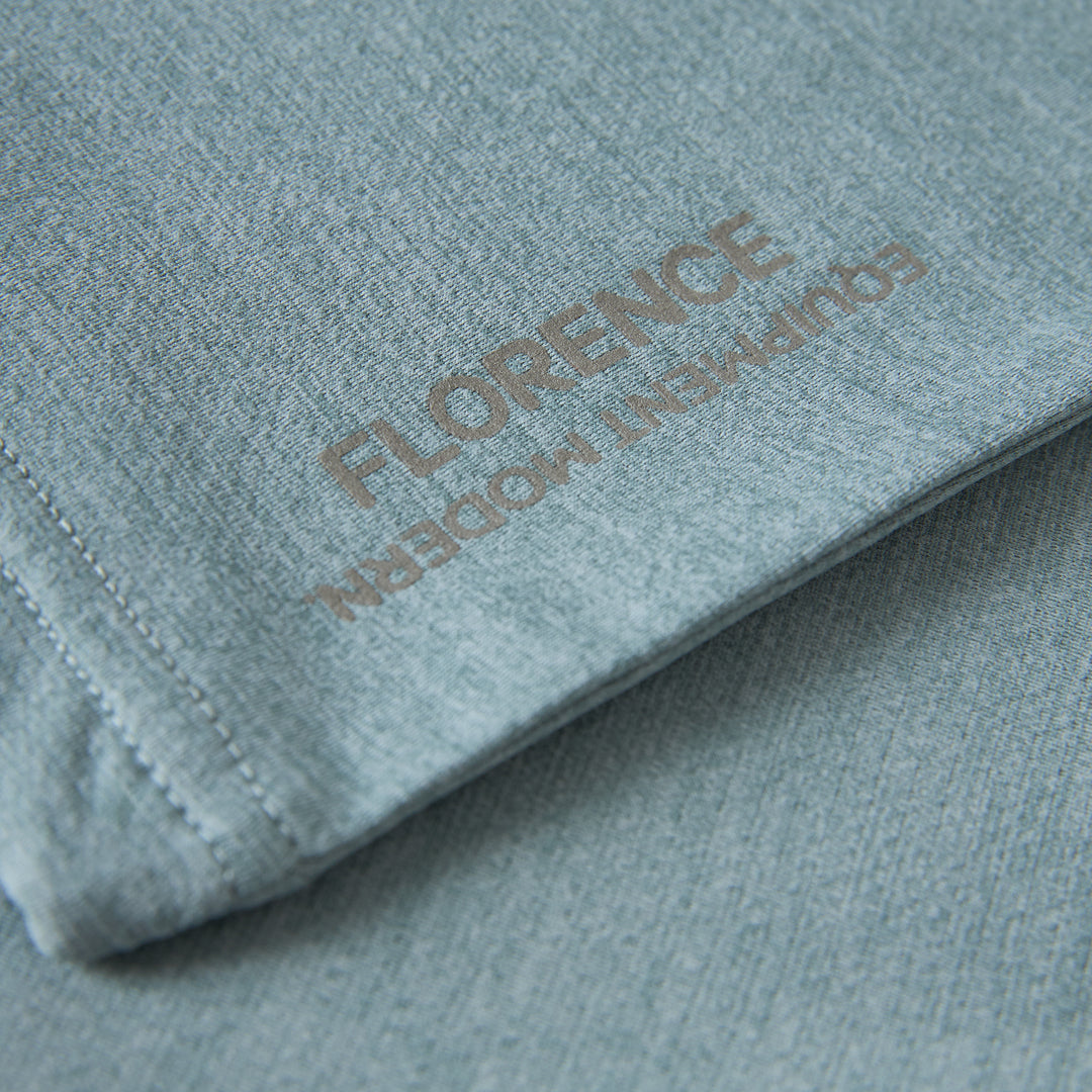 에어텍스® 숏 슬리브 셔츠 Airtex® Short Sleeve Shirt - Heather Light Sea Blue