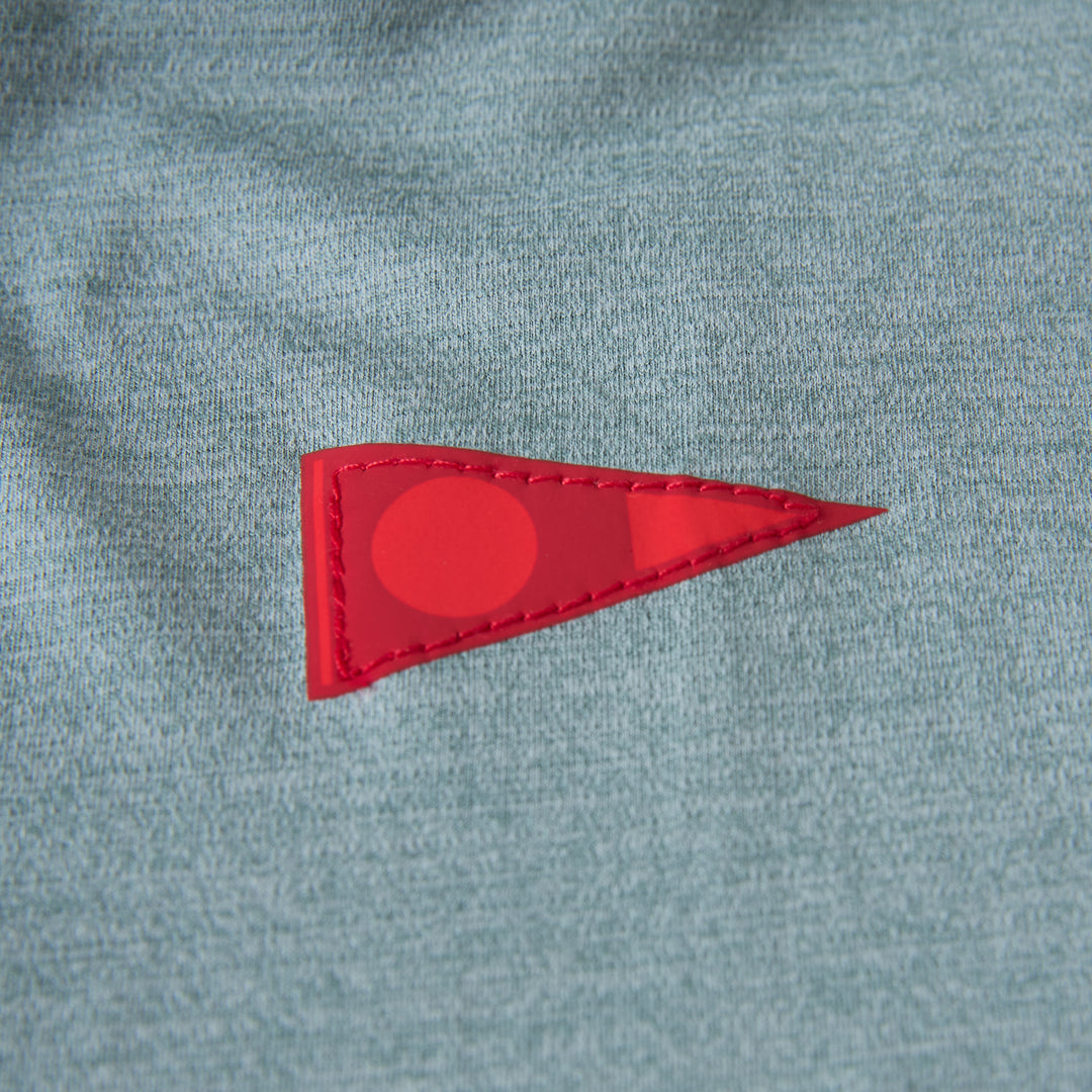 에어텍스® 숏 슬리브 셔츠 Airtex® Short Sleeve Shirt - Heather Light Sea Blue