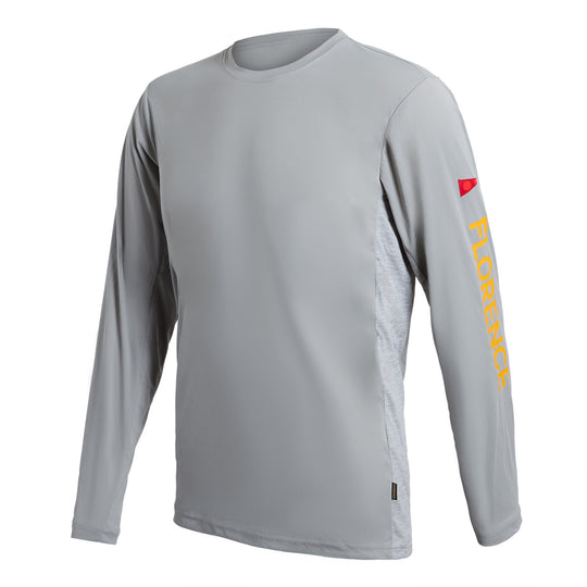 선 프로 로고 롱 슬리브 UPF 셔츠 Sun Pro Logo Long Sleeve UPF Shirt - Light Grey