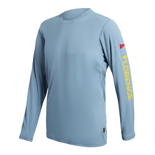 선 프로 로고 롱 슬리브 UPF 셔츠 Sun Pro Logo Long Sleeve UPF Shirt - Steel Blue