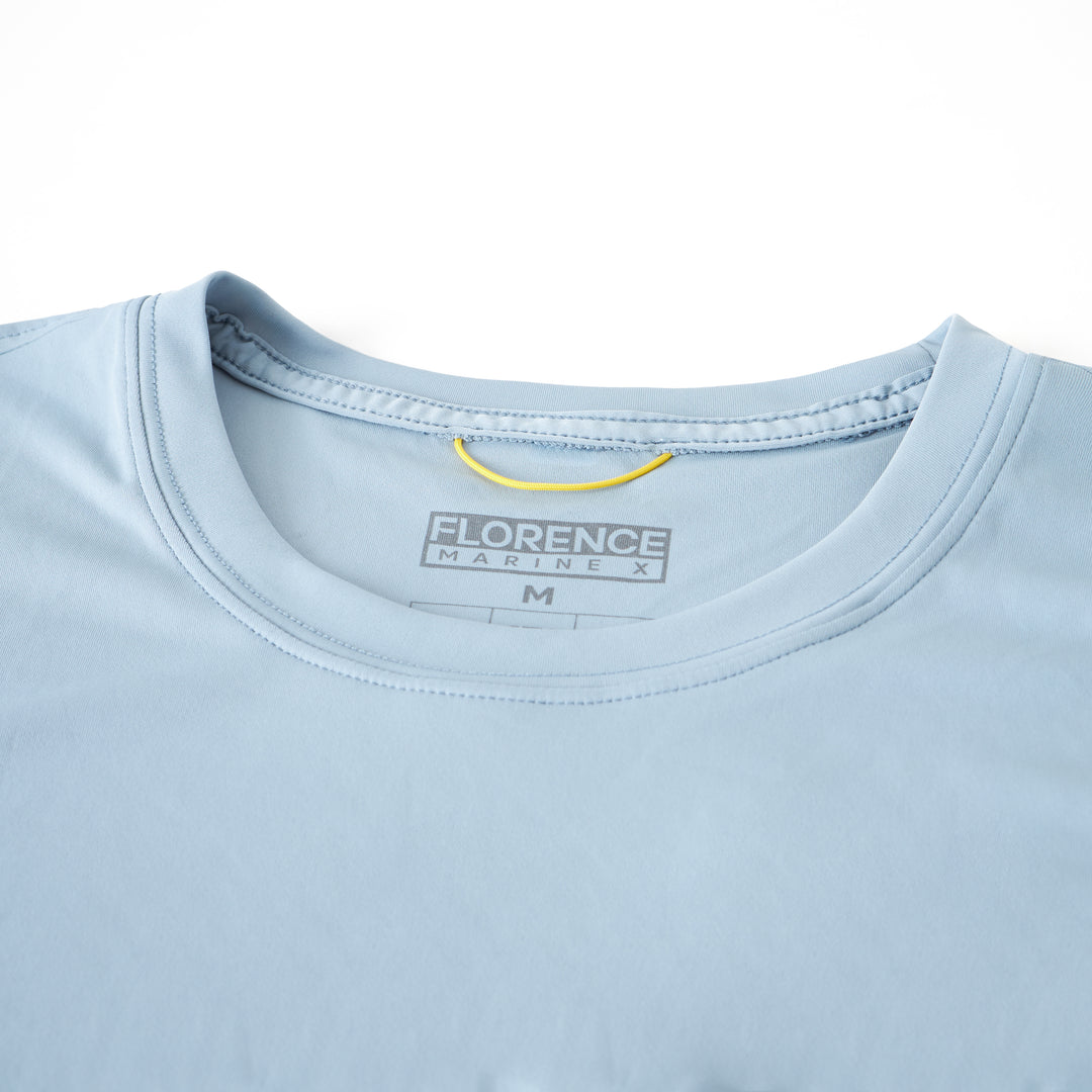 선 프로 로고 롱 슬리브 UPF 셔츠 Sun Pro Logo Long Sleeve UPF Shirt - Steel Blue