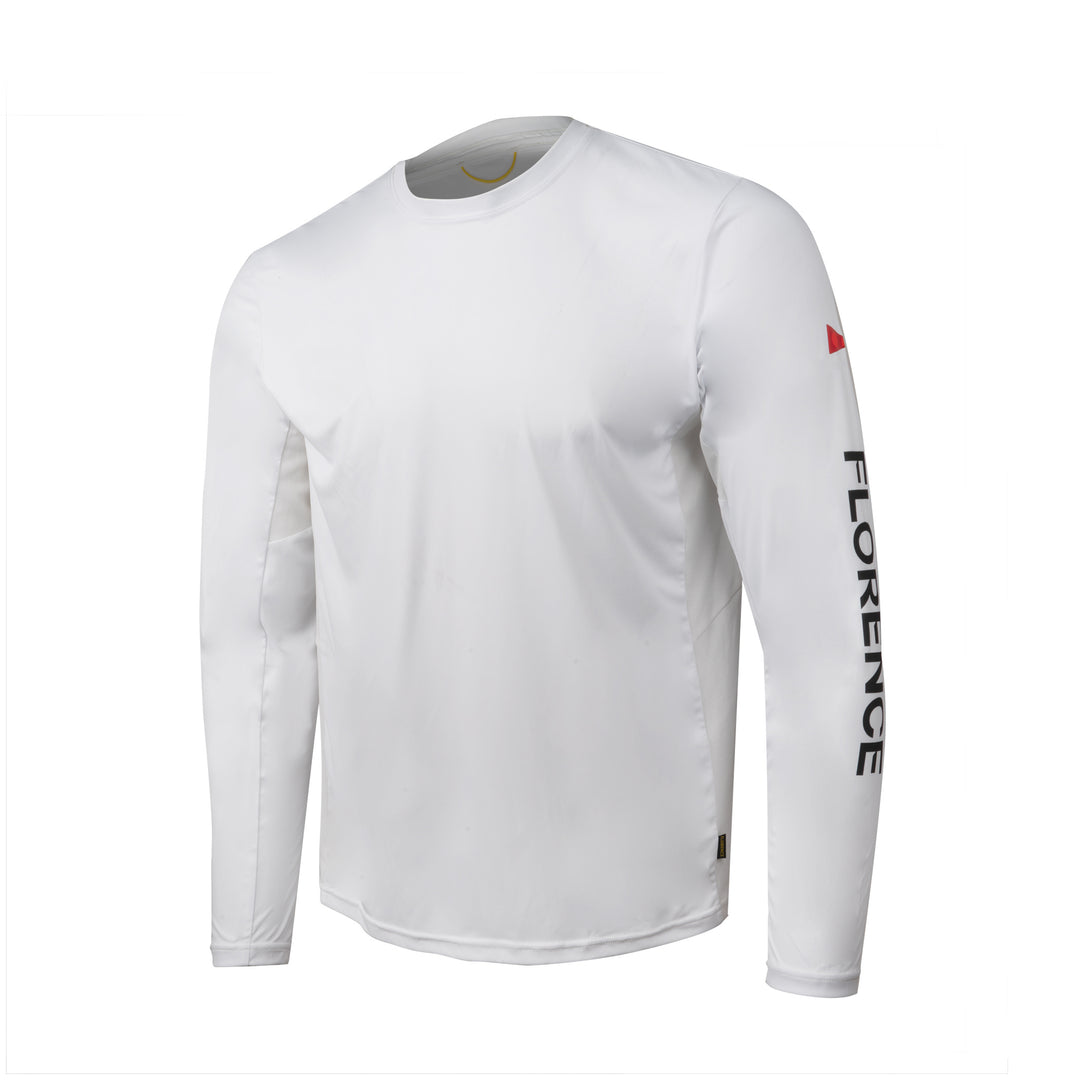 선 프로 로고 롱 슬리브 UPF 셔츠 Sun Pro Logo Long Sleeve UPF Shirt -  White