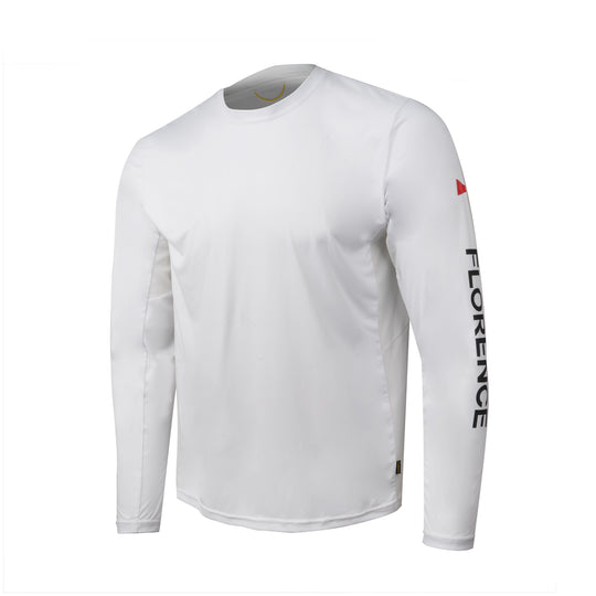 선 프로 로고 롱 슬리브 UPF 셔츠 Sun Pro Logo Long Sleeve UPF Shirt -  White