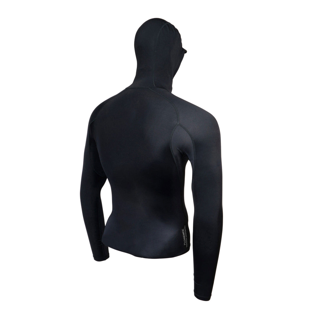 롱슬리브 후디드 래쉬가드 Long Sleeve Hooded Rashguard - Black