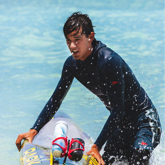 롱슬리브 후디드 래쉬가드 Long Sleeve Hooded Rashguard - Dark Navy