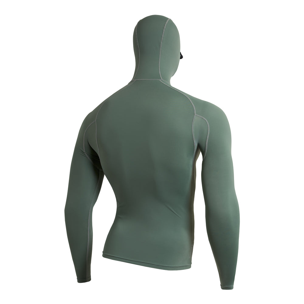 롱슬리브 후디드 래쉬가드 Long Sleeve Hooded Rashguard - Dark Sage