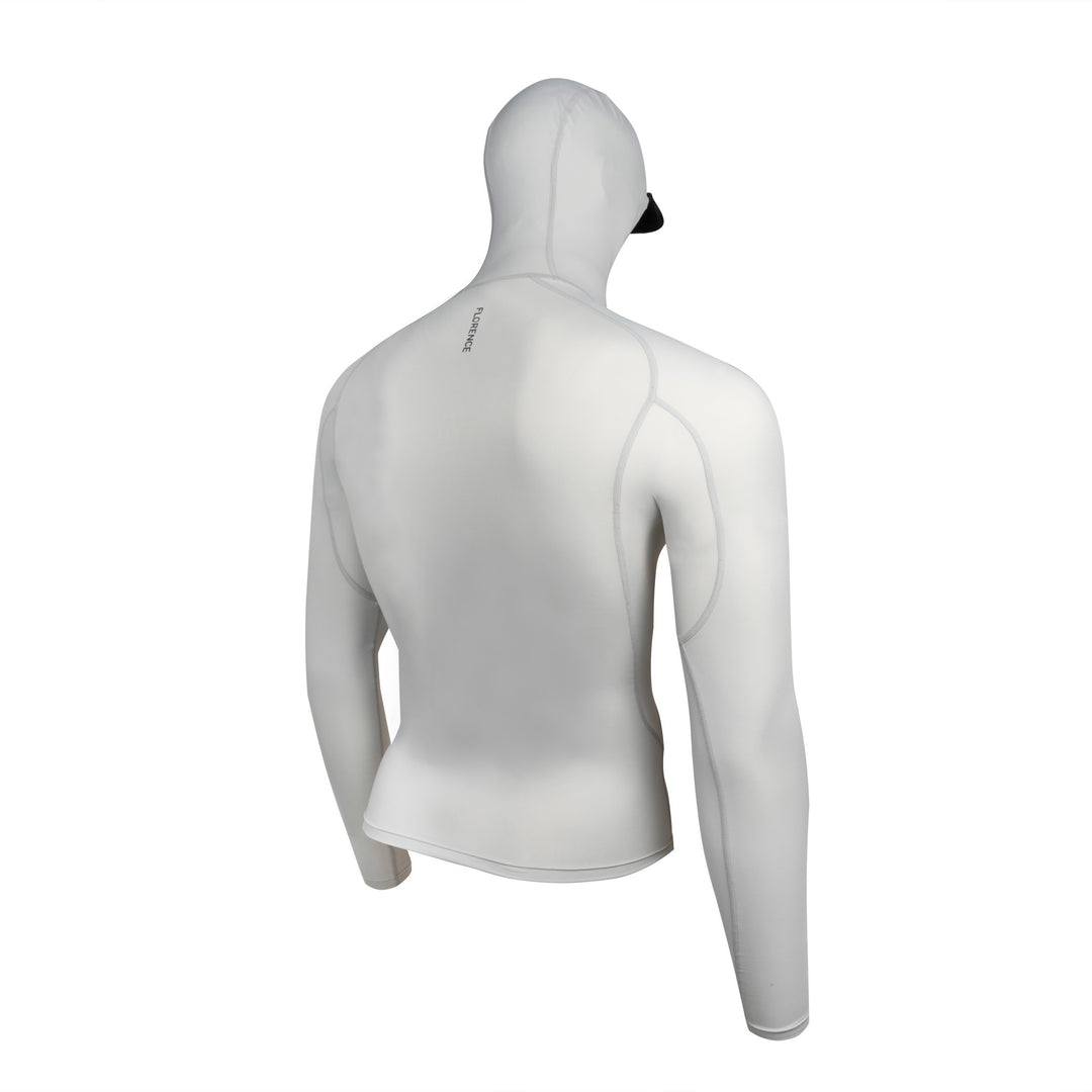 롱슬리브 후디드 래쉬가드 Long Sleeve Hooded Rashguard - Silver